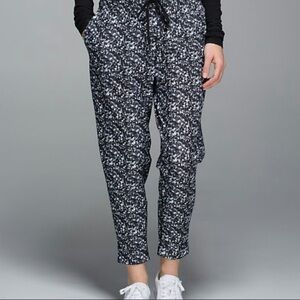 lululemon athletica Black & White Speckled Joggers
